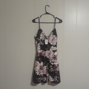 Charlotte russe, spaghetti strap dress, fit/flare